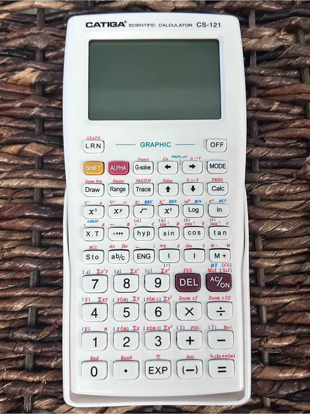 Catiga CS-121 Scientific Graphing Calculator, Large LCD Display, Working